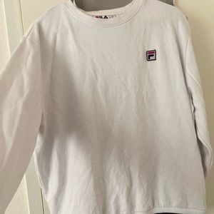 White FILA Sweater
